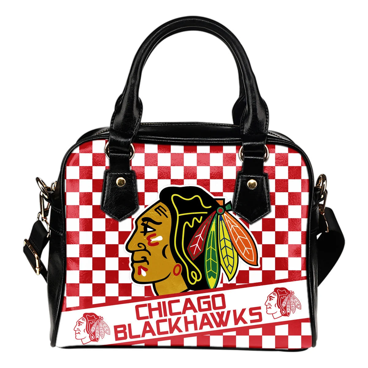 Different Fabulous Banner Chicago Blackhawks Shoulder Handbags Sb0801