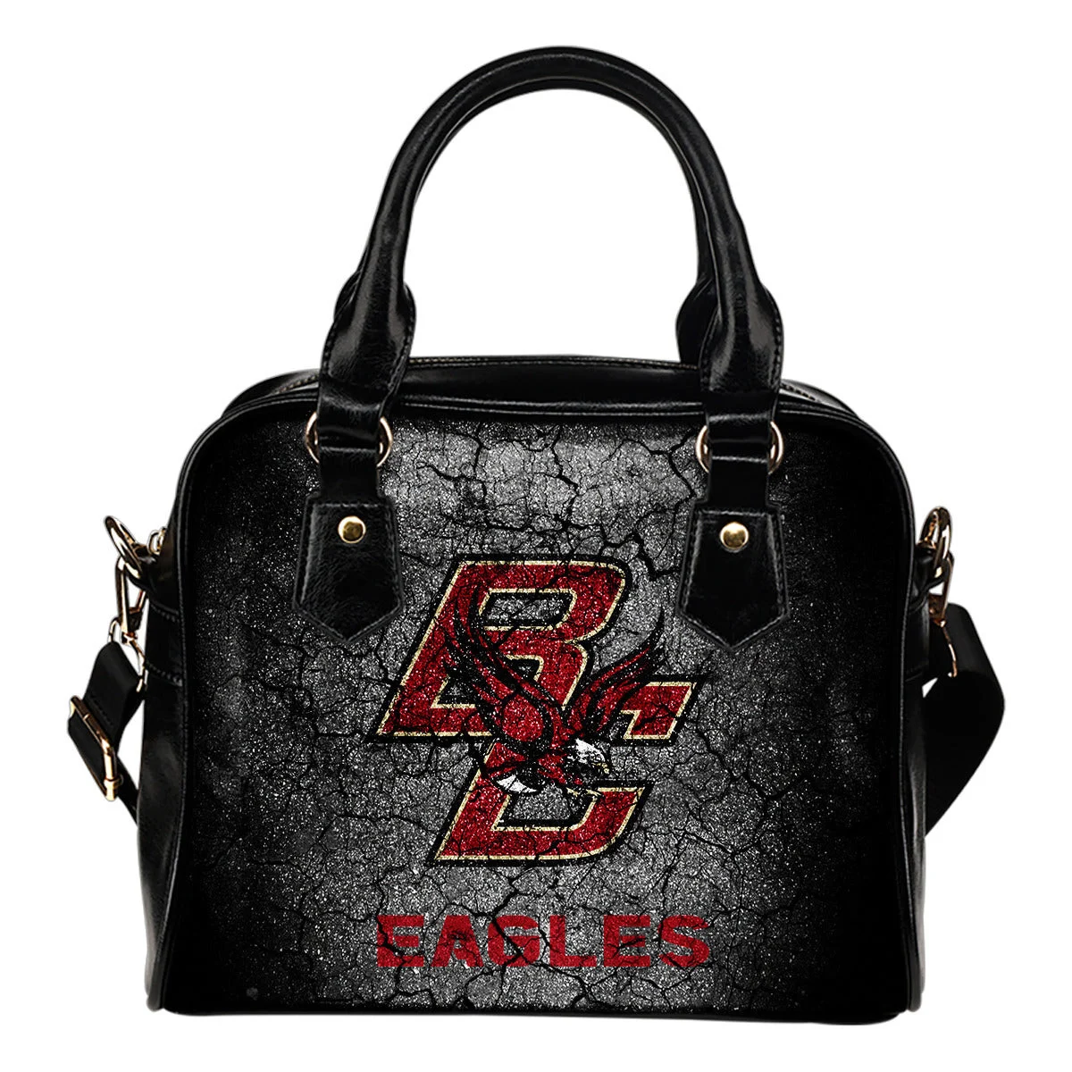Wall Break Boston College Eagles Shoulder Handbags Women Purse Sb0801