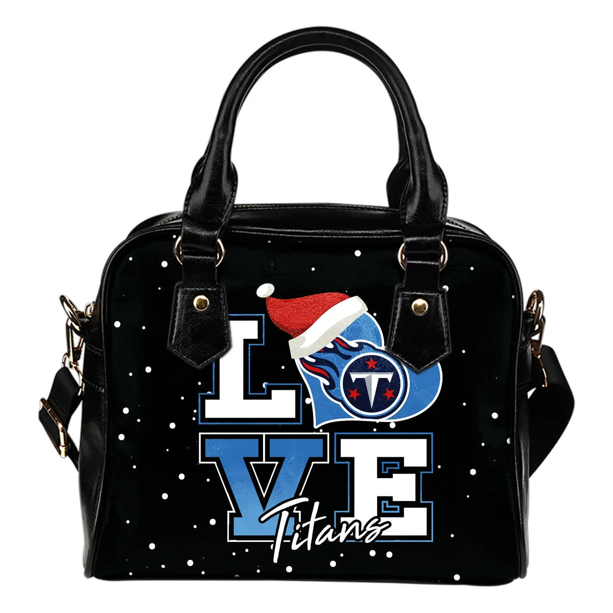 Love Word Christmas Sweet Tennessee Titans Shoulder Handbags Sb0801