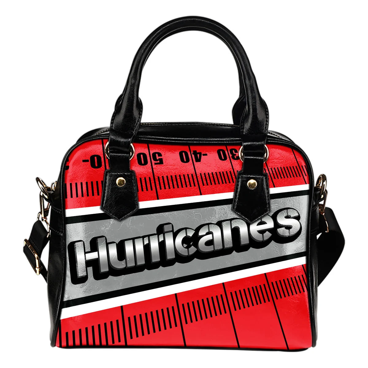 Carolina Hurricanes Silver Name Colorful Shoulder Handbags Sb0801