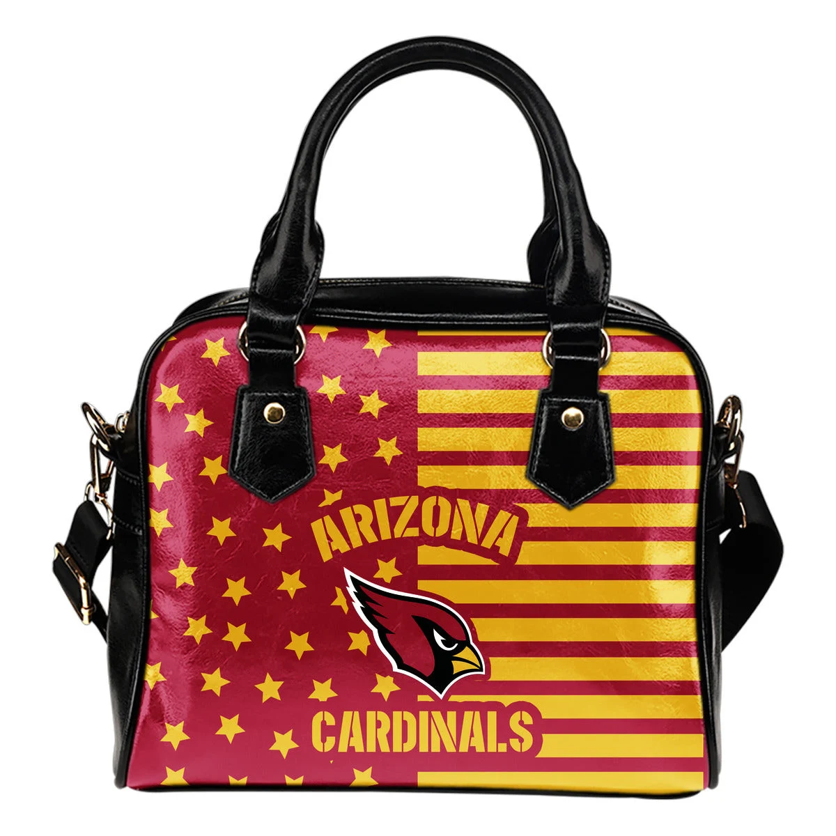 Twinkle Star With Line Arizona Cardinals Shoulder Handbags Sb0801