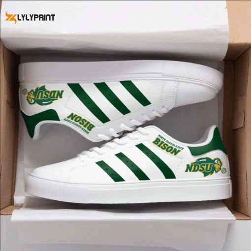 North Dakota State Bison Skate Shoes For Men Women Fans Gift , Trendy Style Sneakers ST0801