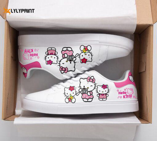 Hello Kitty Skate Shoes For Men Women Fans Gift , Trendy Style Sneakers ST0801