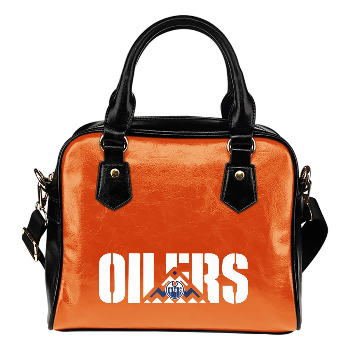 Edmonton Oilers Mass Triangle Shoulder Handbags Sb0801