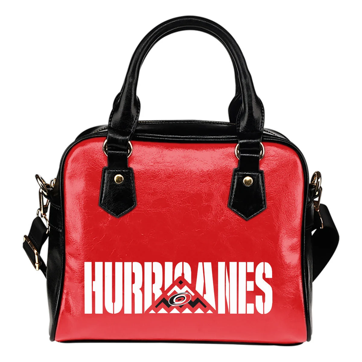 Carolina Hurricanes Mass Triangle Shoulder Handbags Sb0801