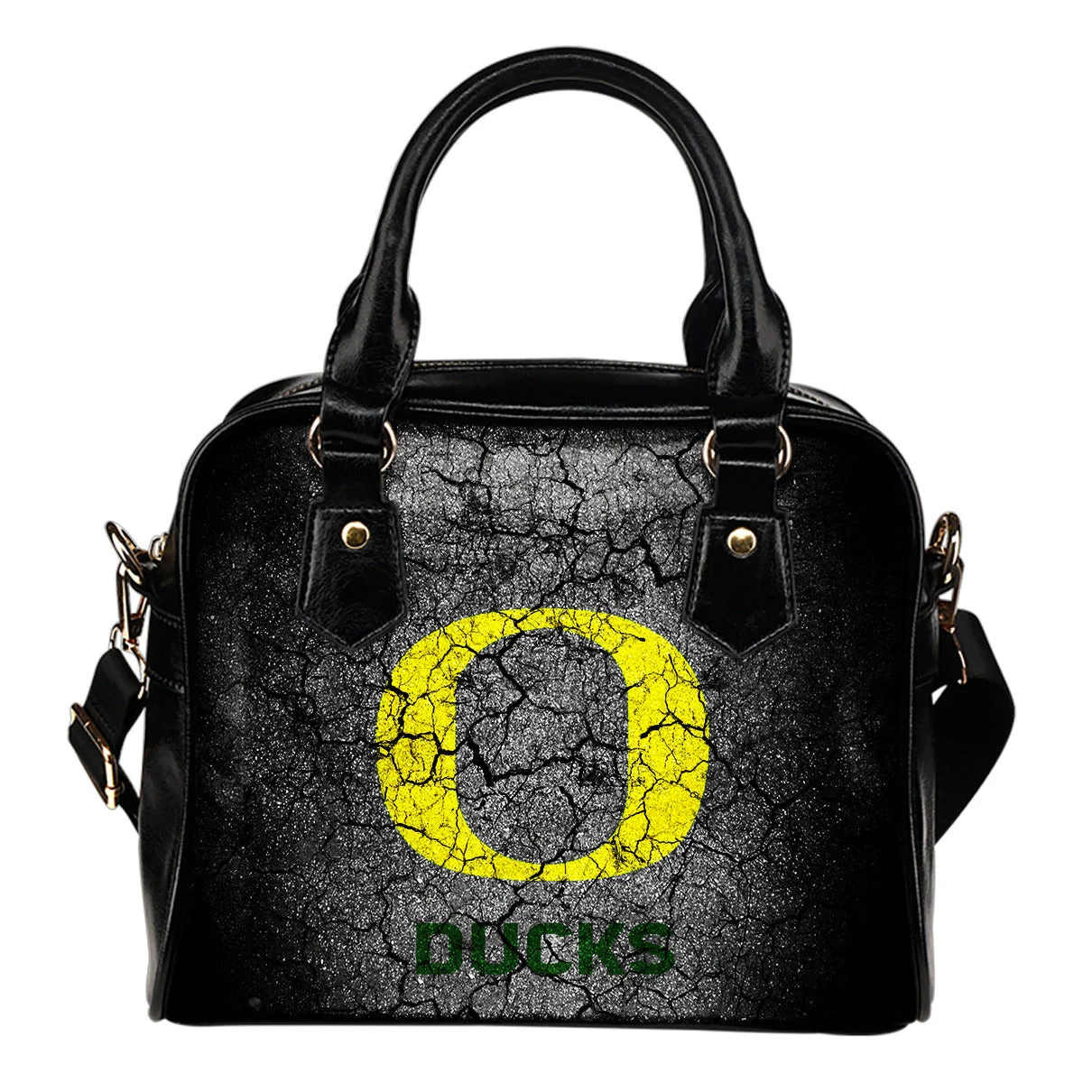 Wall Break Oregon Ducks Shoulder Handbags Women Purse Sb0801