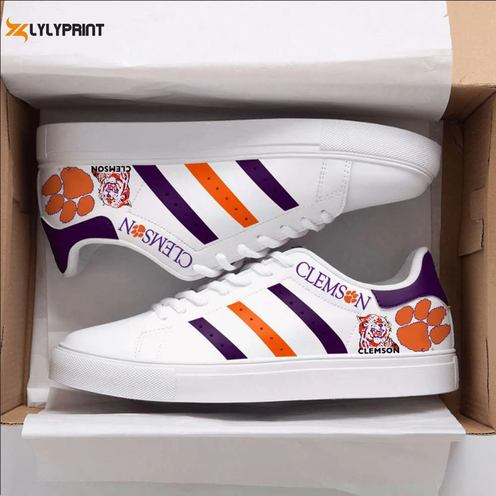 Clemson Tigers 5 Skate Shoes For Men Women Fans Gift , Trendy Style Sneakers ST0801