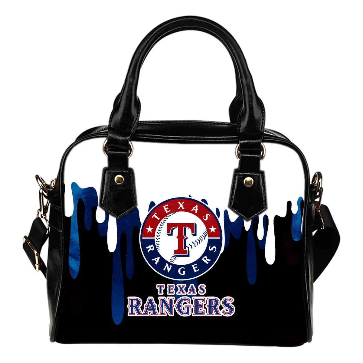 Color Leak Down Colorful Texas Rangers Shoulder Handbags Sb0801