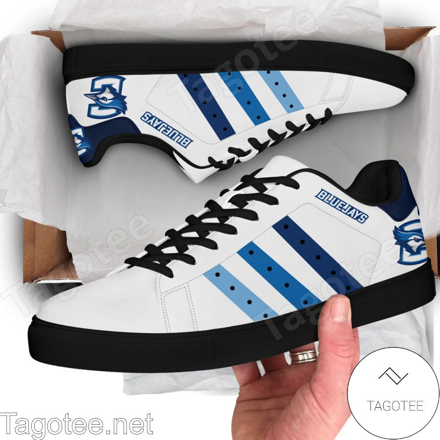 NCAA Creighton Bluejays White Stan Smith Shoes , Trendy Style Sneakers ST0801
