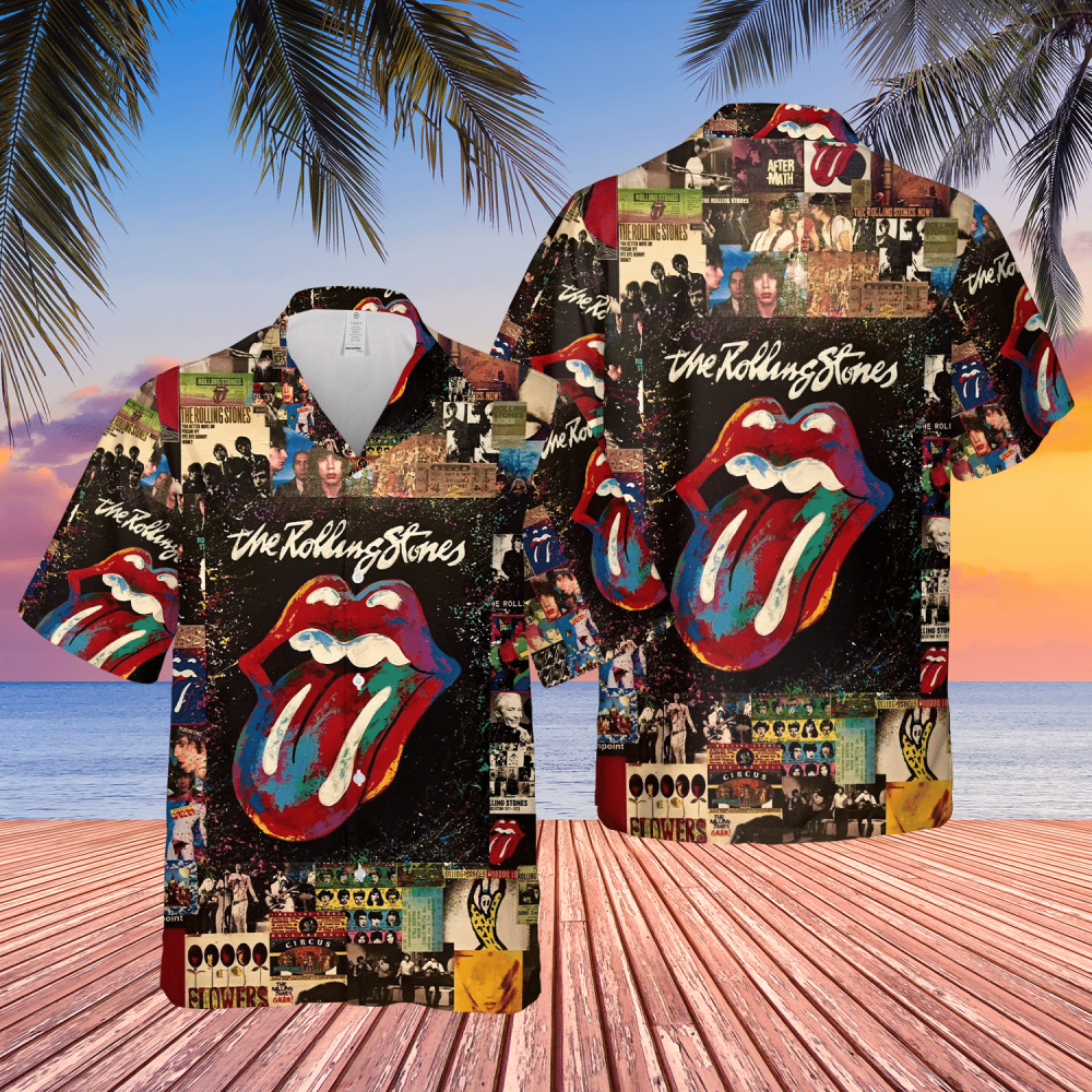 The Rolling Stones Awesome Hawaiian Shirt HW0601