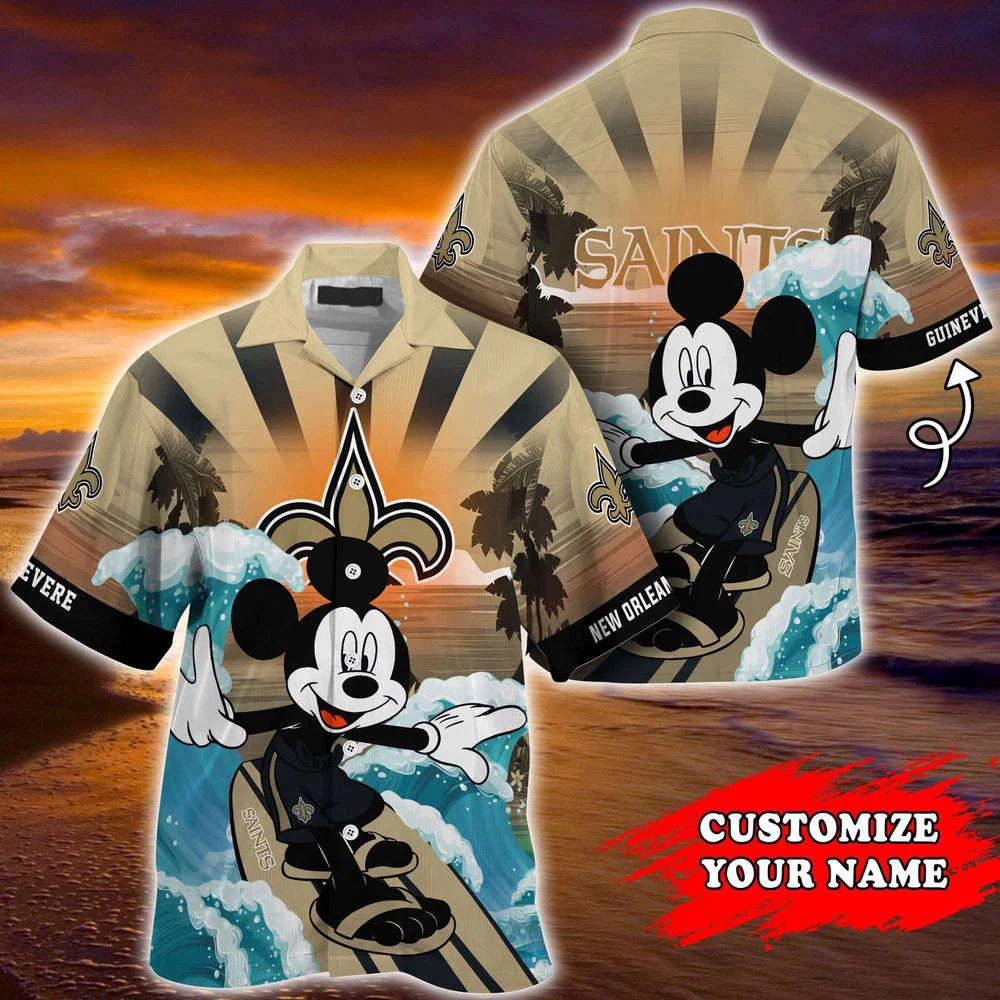 New Orleans Saints NFL-Summer Customized Hawaii Shirt For Sports Fans HW0601