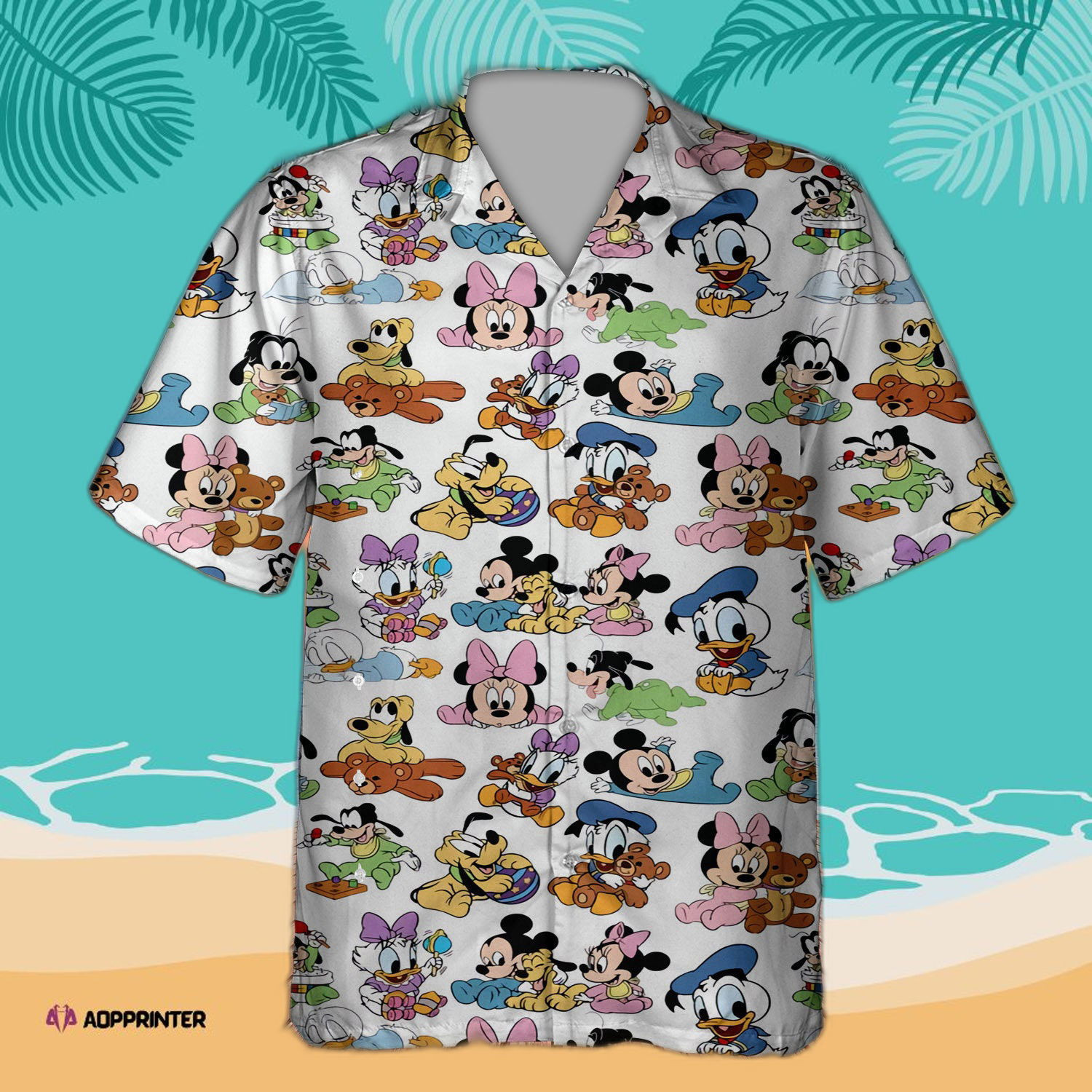 Mouse Seamless Pattern 3D All Print Hawaiian Shirt Hot Summer 2023 HW0601