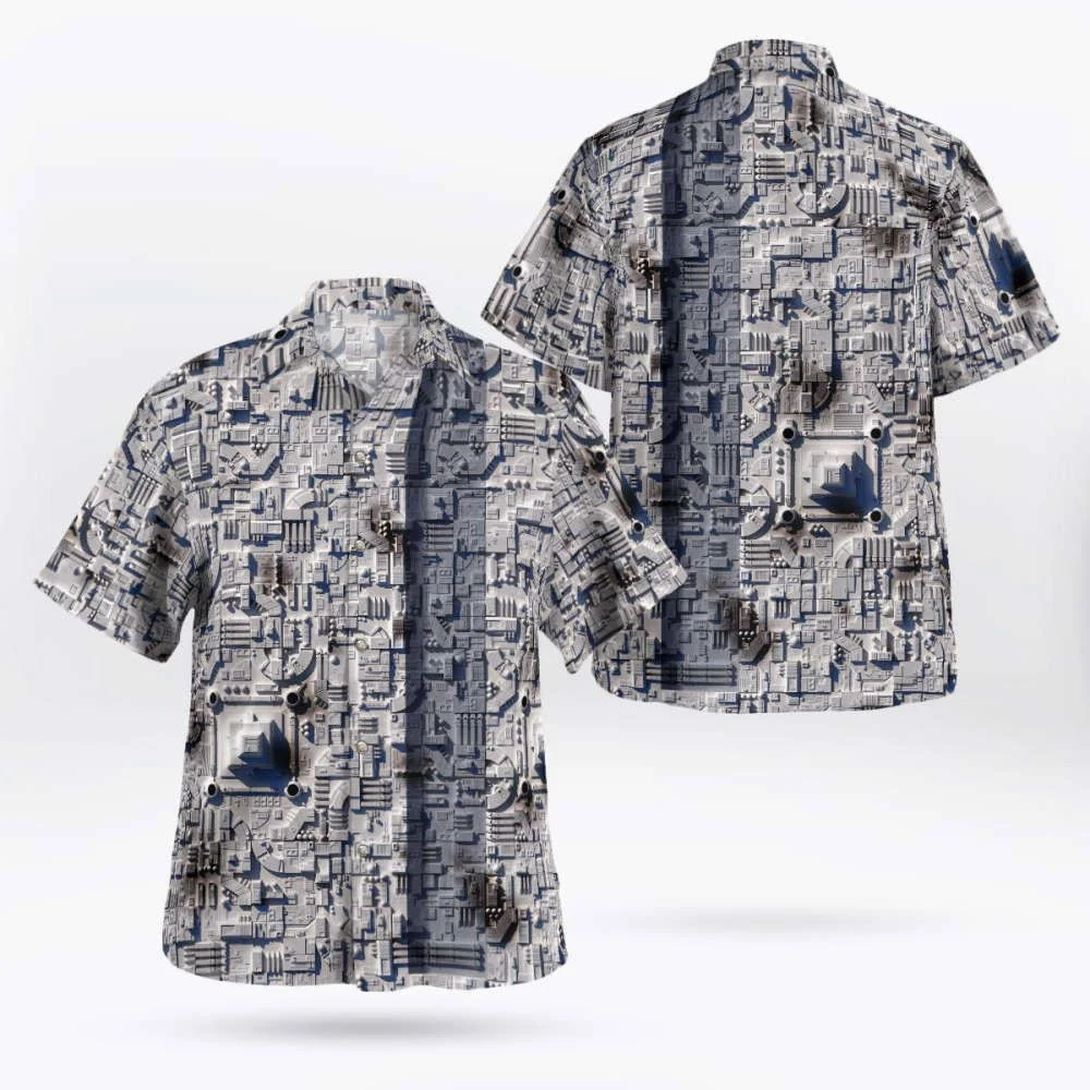 Starwars Surface Of Death Star Hawaiian Shirt Summer 2023 Hot HW0601