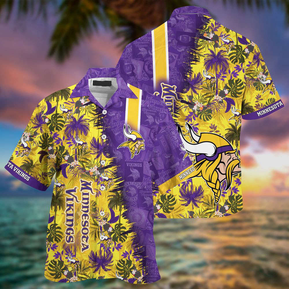 Minnesota Vikings NFL-Summer Hawaii Shirt And Shorts For Your Loved Ones HW0601