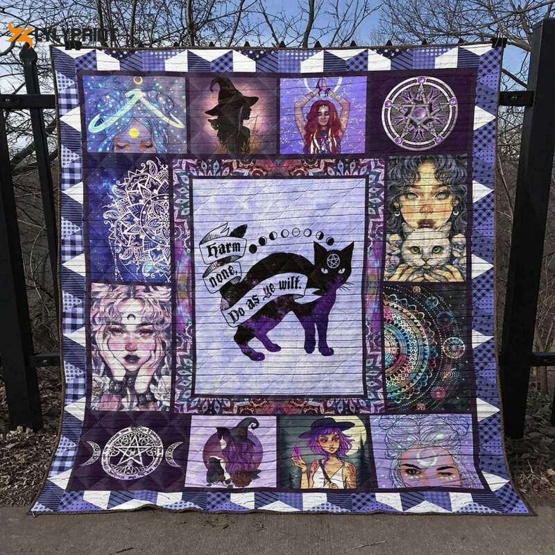 Wicca Wicca Mas Cot Lover 3D Customized Quilt , Soft Quilt, King Size, All Season Cozy Quilt QB0901