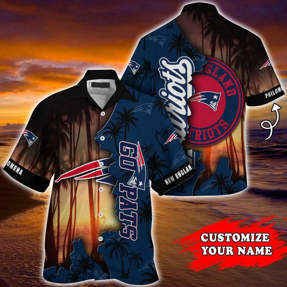 New England Patriots NFL-Customized Summer Hawaii Shirt For Sports Enthusiasts HW0601