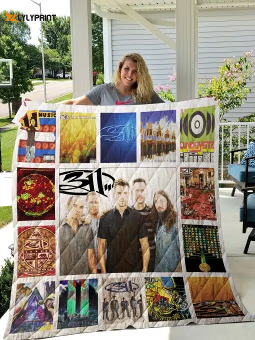 311 Band Quilt Blanket For Fans Home Decor Gift , Soft Quilt, King Size, All Season Cozy Quilt QB0901