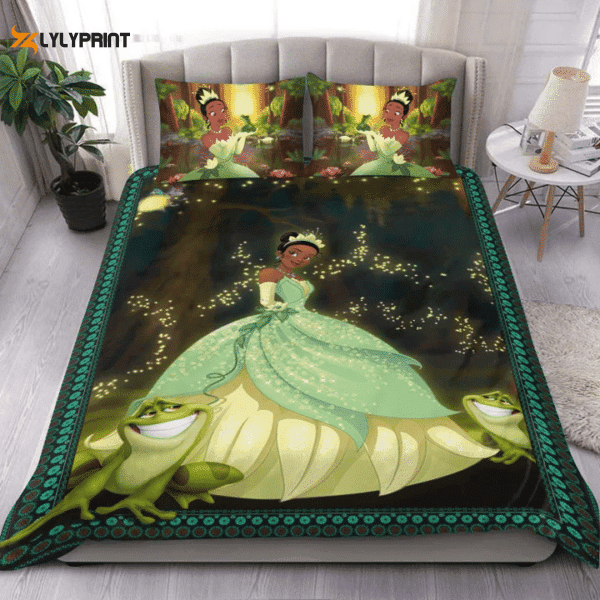 The Princess And The Frog Disney Duvet Quilt Bedding Set 1074 , Soft Quilt, King Size, All Season Cozy Quilt QB0901