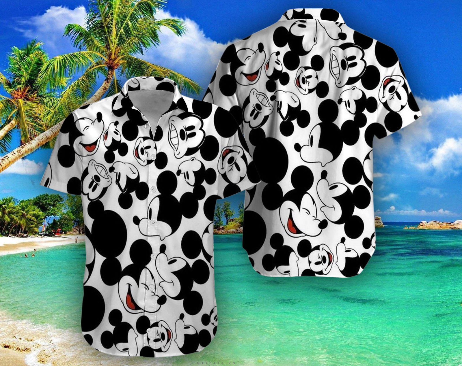 Disney Mickey Mouse Floral Aloha Hawaiian Shirt Cartoon Icon 02 Summer 2023 HW0601