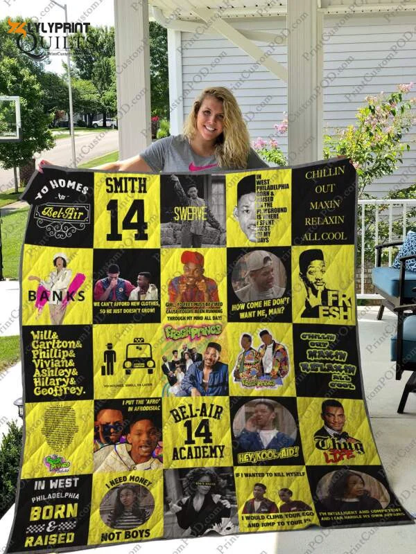 The Fresh Prince Of Belair 3D Customized Quilt Blanket , Soft Quilt, King Size, All Season Cozy Quilt QB0901