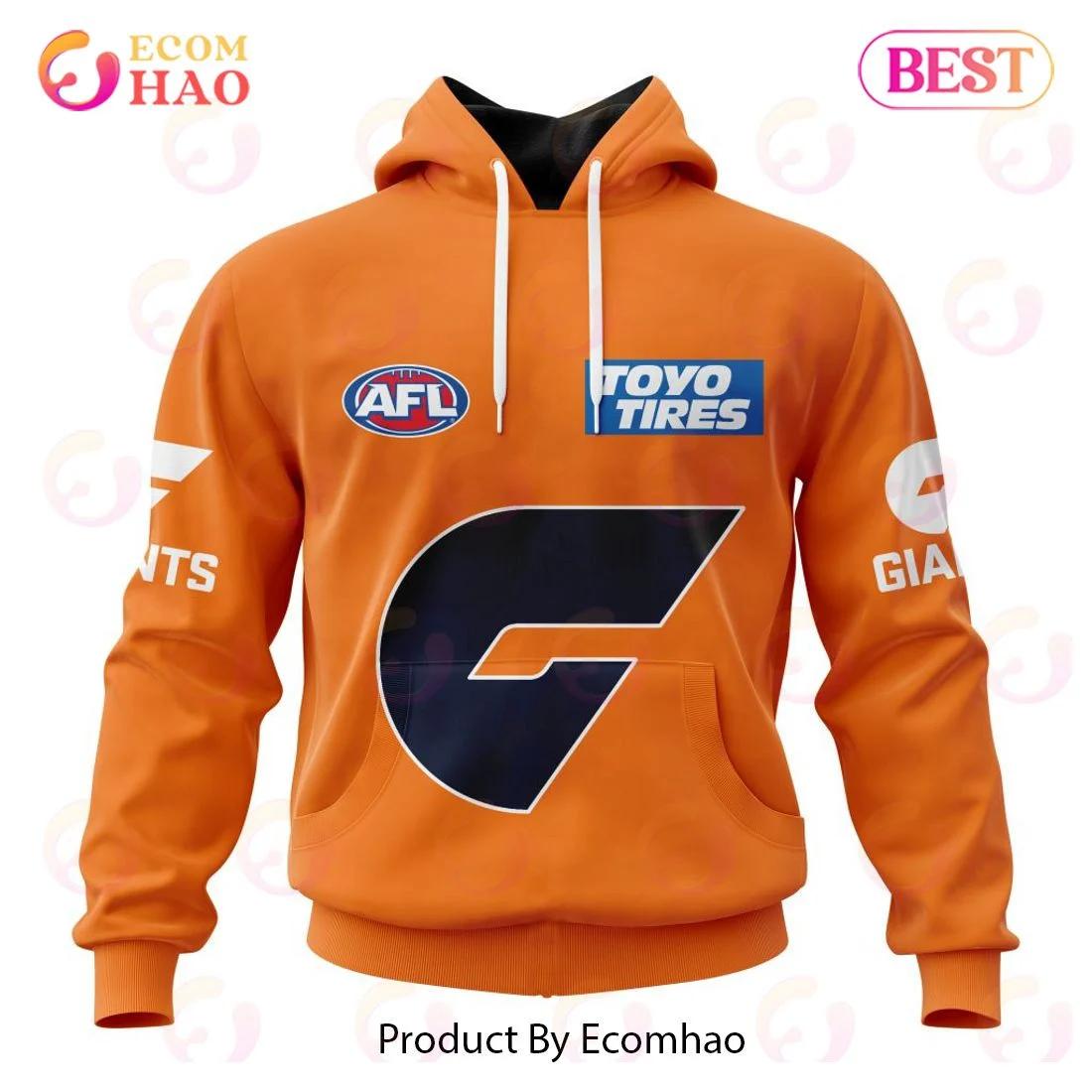 AFL Greater Western Sydney Giants Away Kits 2023 3D Hoodie, Zip Hoodie, Man - Women, Warm, Premium Quality HZ0501