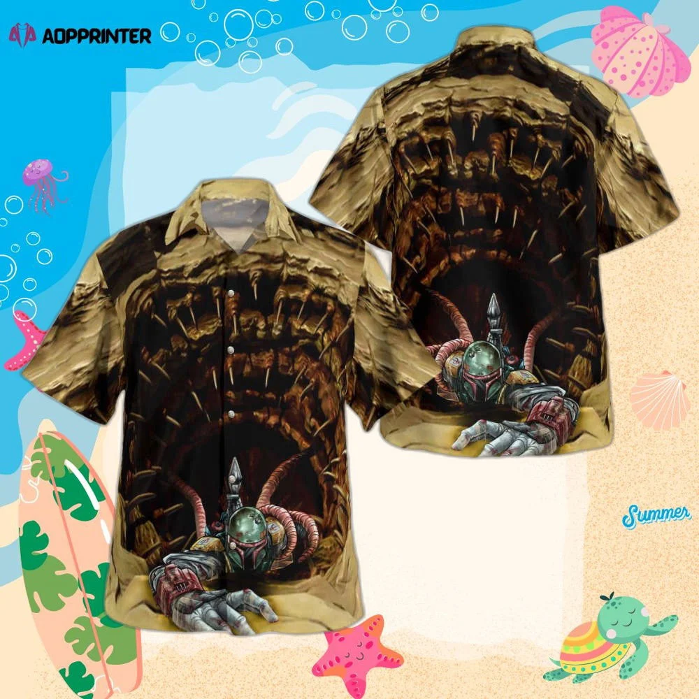Star Wars Boba Fett Sarlacc Hawaiian Shirt Summer 2023 Hot HW0601