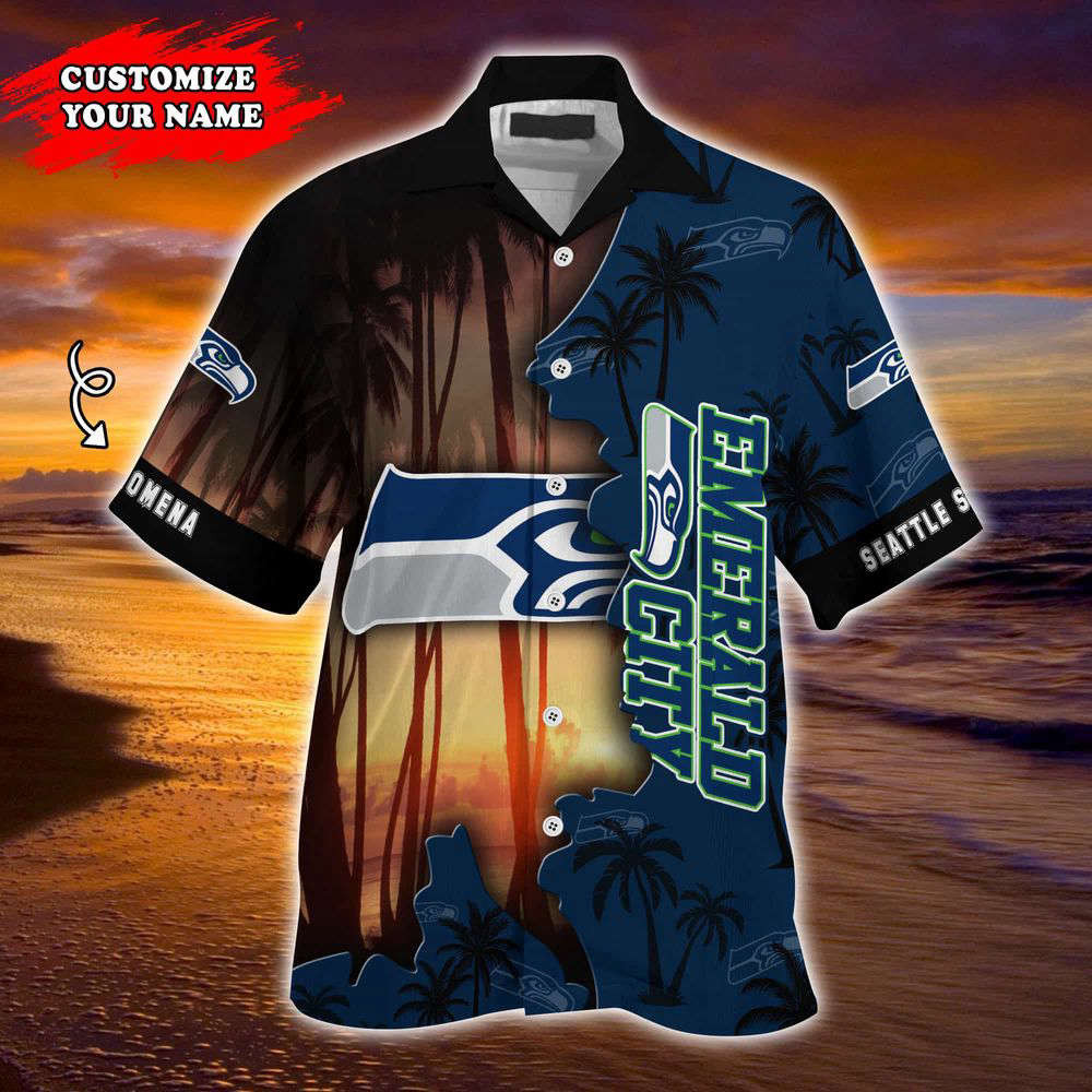 Seattle Seahawks NFL-Customized Summer Hawaii Shirt For Sports Enthusiasts HW0601