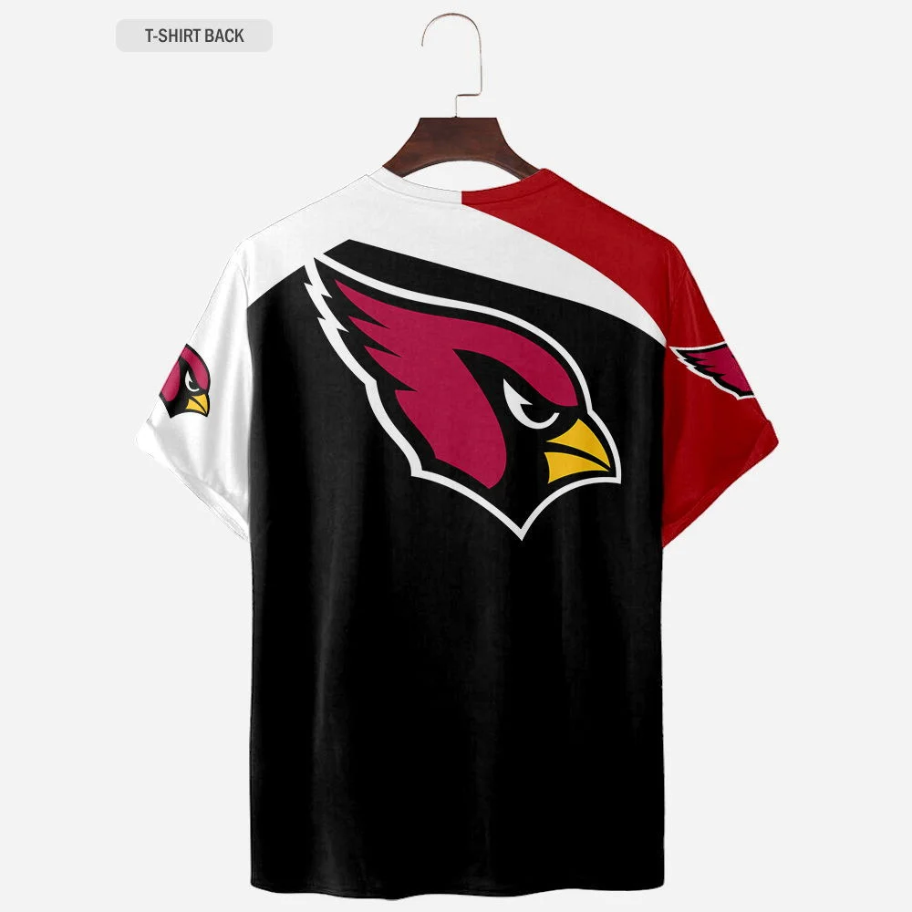 Custom Name Arizona Cardinals Black Button Hawaiian Shirt 03 HW0601