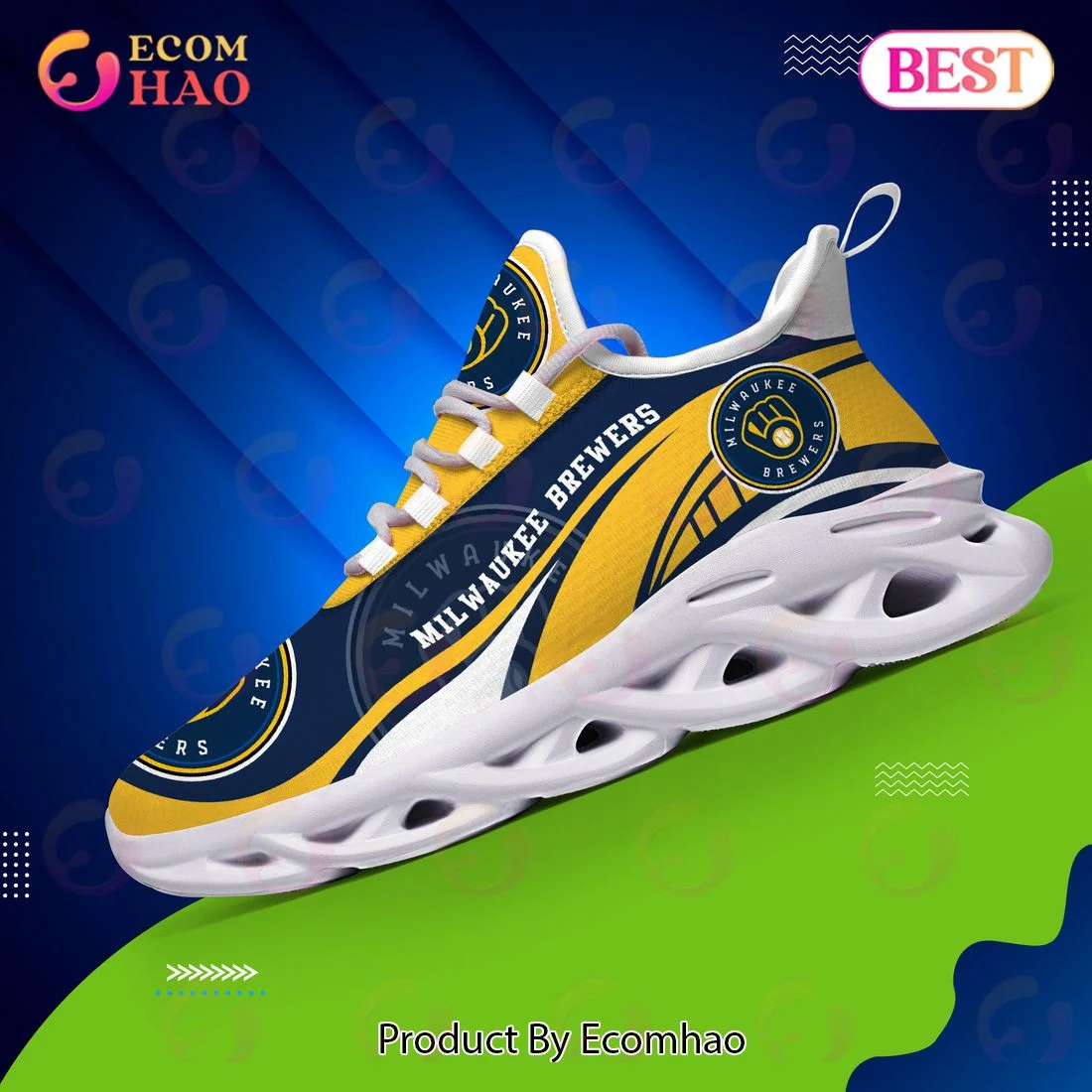 Milwaukee Brewers MLB Sneaker New Trending 2023 Summer Maxsoul Shoes  Unisex sneakers MS0601