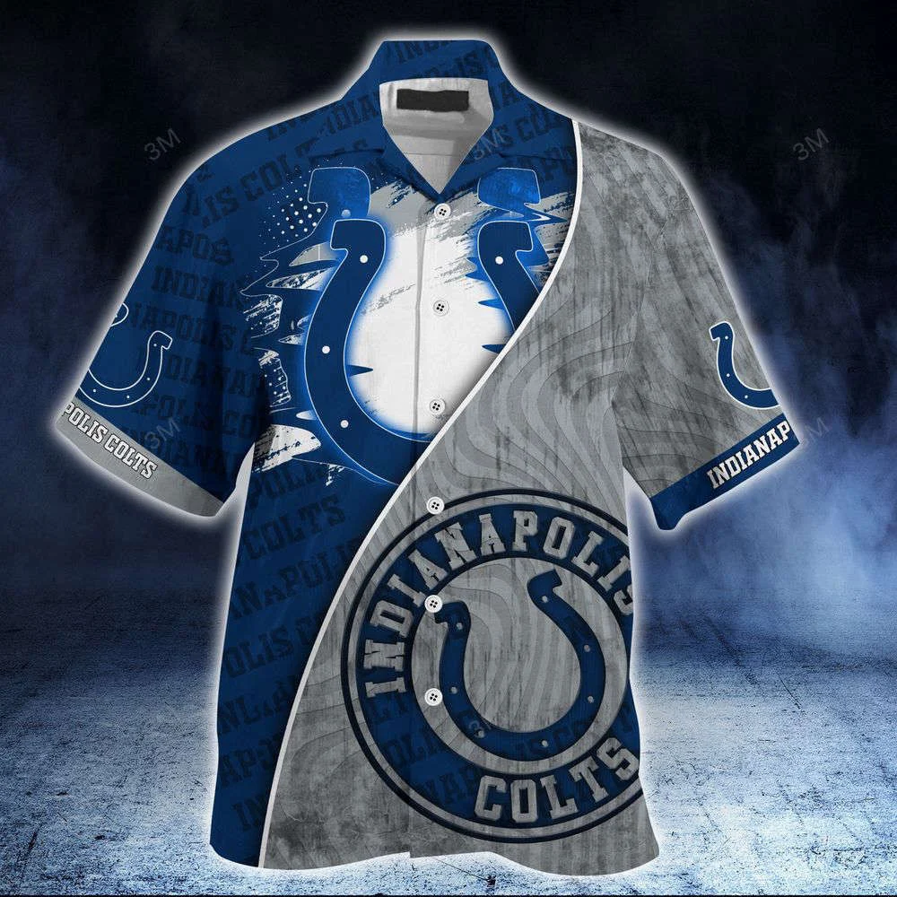Indianapolis Colts NFL-Summer Hawaii Shirt And Shorts New Trend For This Season HW0601
