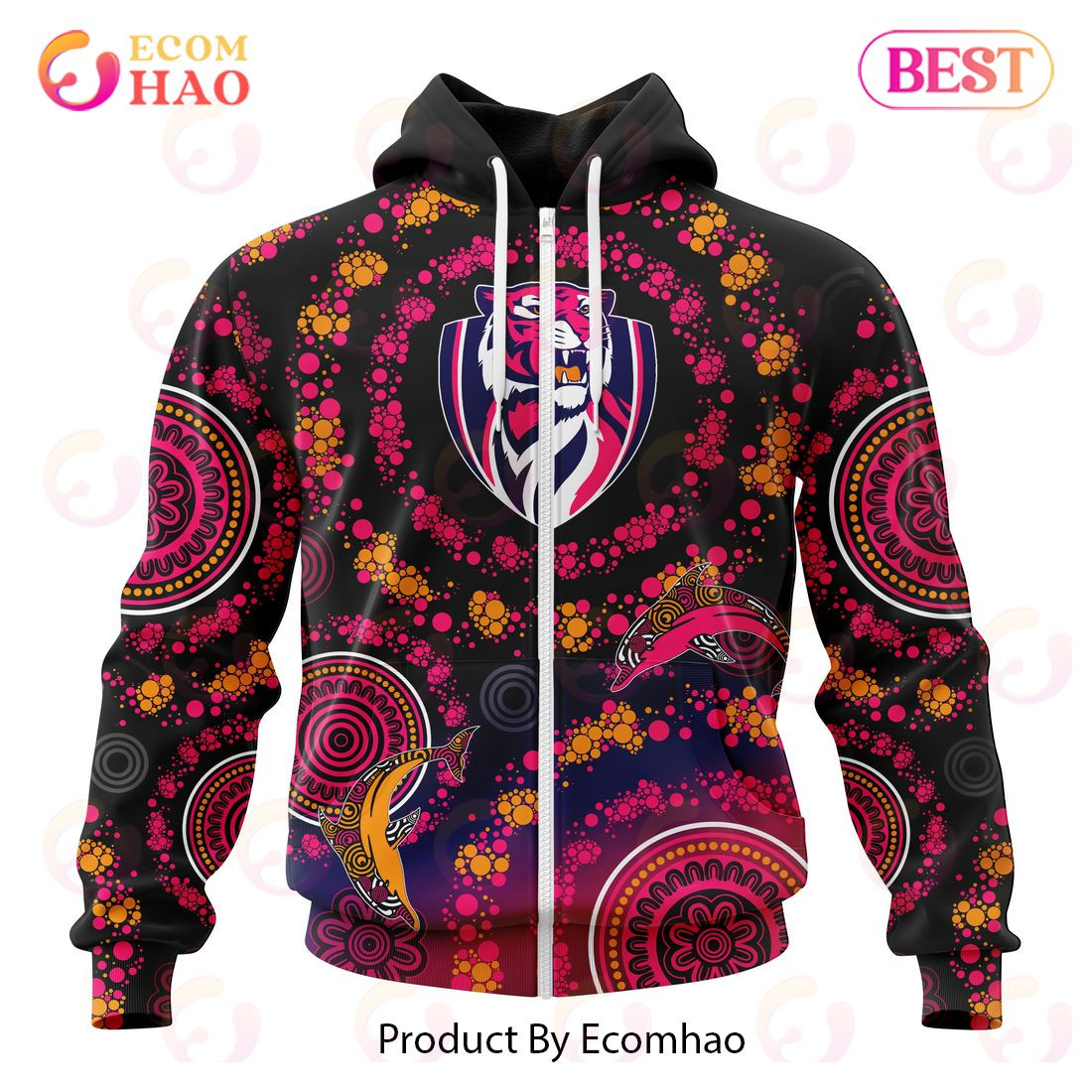 AFL Richmond Tigers Special Pink Breast Cancer Design 3D Hoodie, Zip Hoodie, Man - Women, Warm, Premium Quality HZ0501
