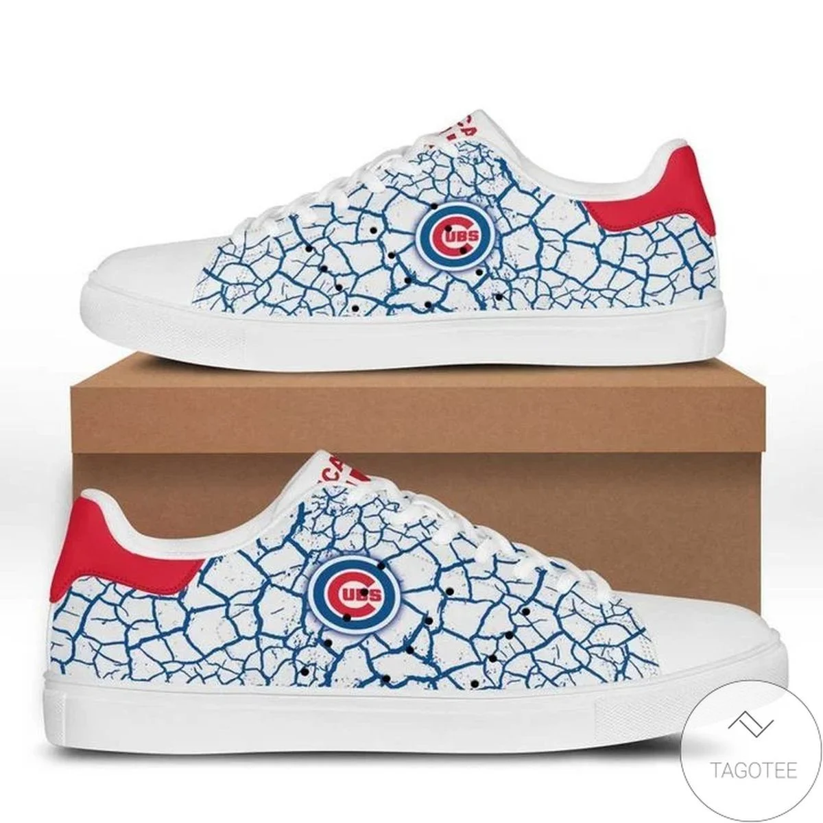 Custom MLB Chicago Cubs Stan Smith Shoes Men Women, Trendy Style Sneakers ST0801