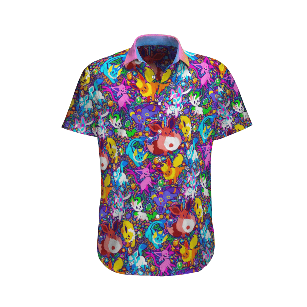 Pokemon Eevee Hawaii Shirt Summer 2023 Hot HW0601