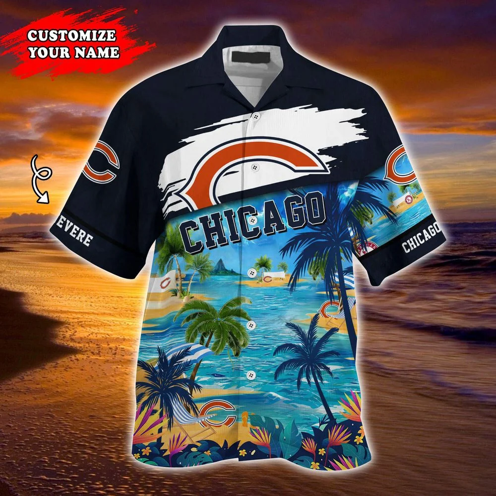 Chicago Bears NFL-Customized Summer Hawaii Shirt For Sports Fans HW0601