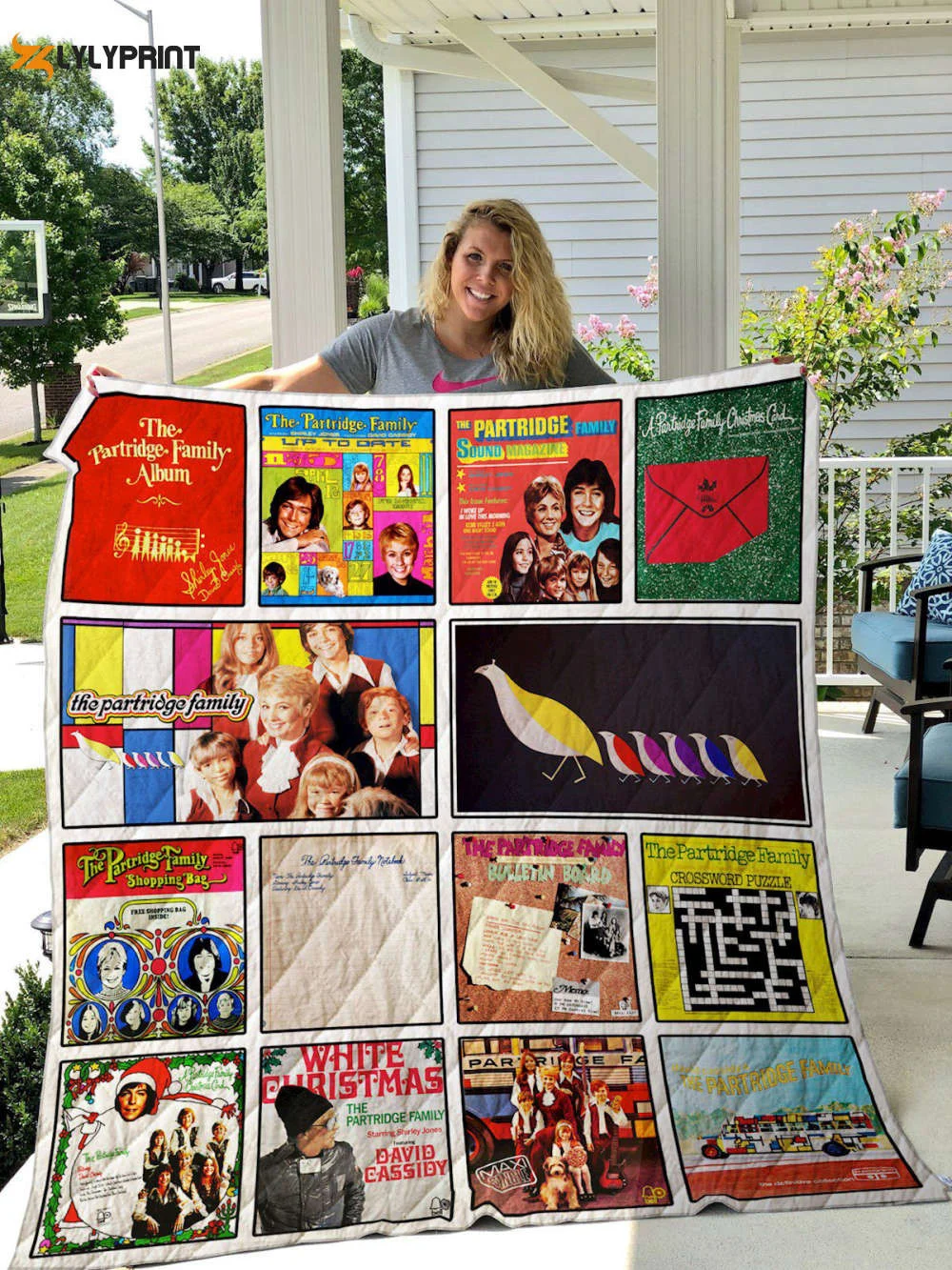 The Partridge Family 3 Quilt Blanket For Fans Home Decor Gift ,  Soft Quilt, King Size, All Season Cozy Quilt QB0901