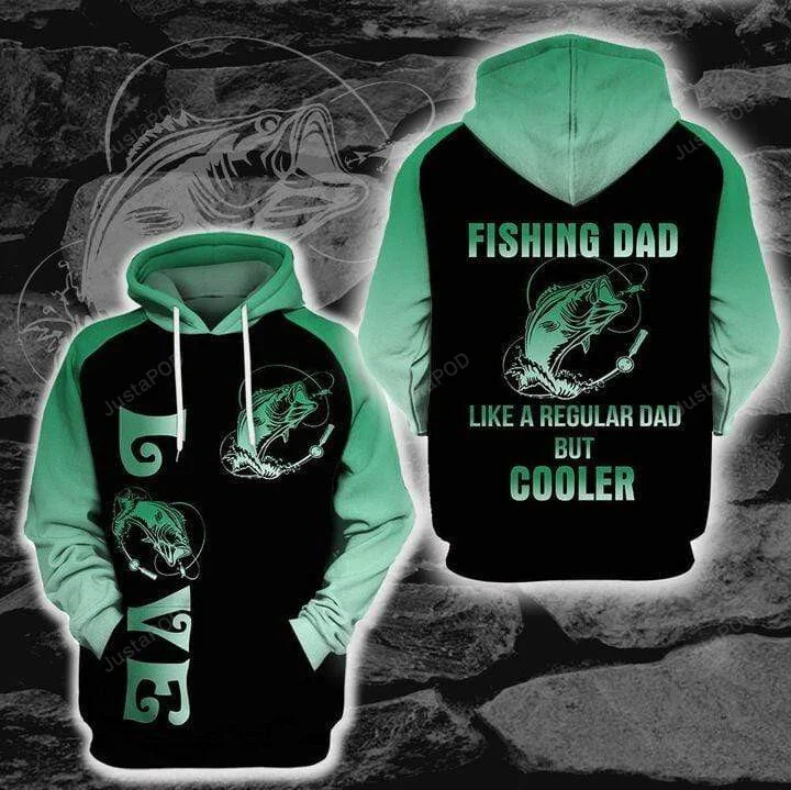 Fishing Dad 3D All Print Hoodie, Zip- Up Hoodie HZ0501