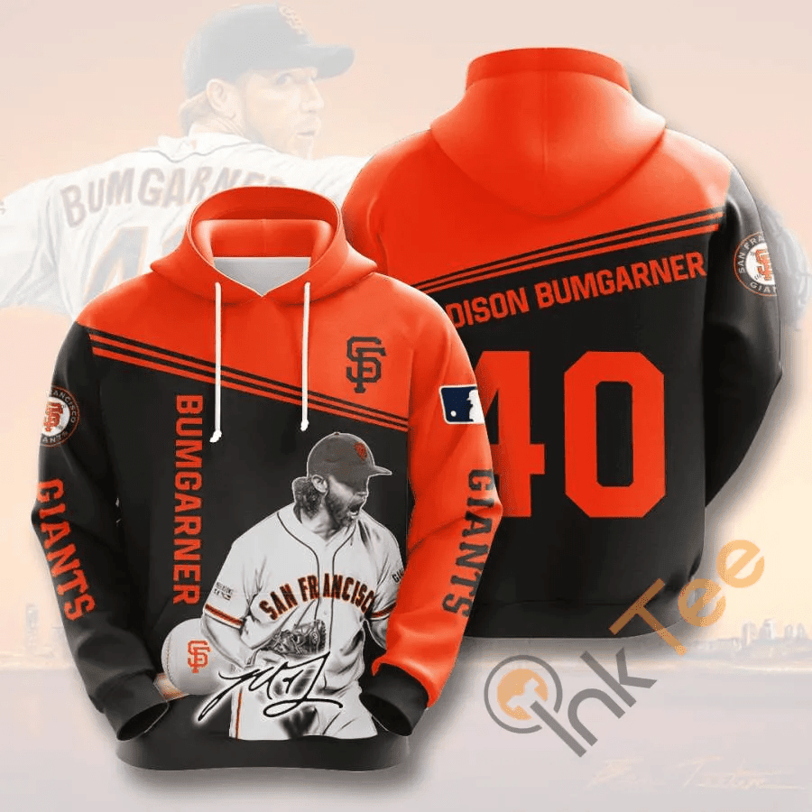 Official SF Giants Madison Bumgarner 3D AOP Hoodie – Show Your Support HZ0501
