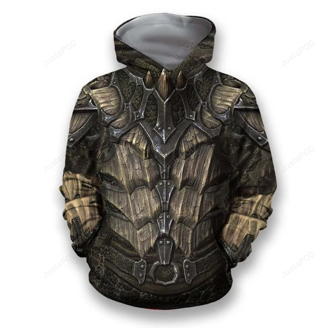 Dragonscale Armor 3D All Over Printed Hoodie, Zip- Up Hoodie HZ0501