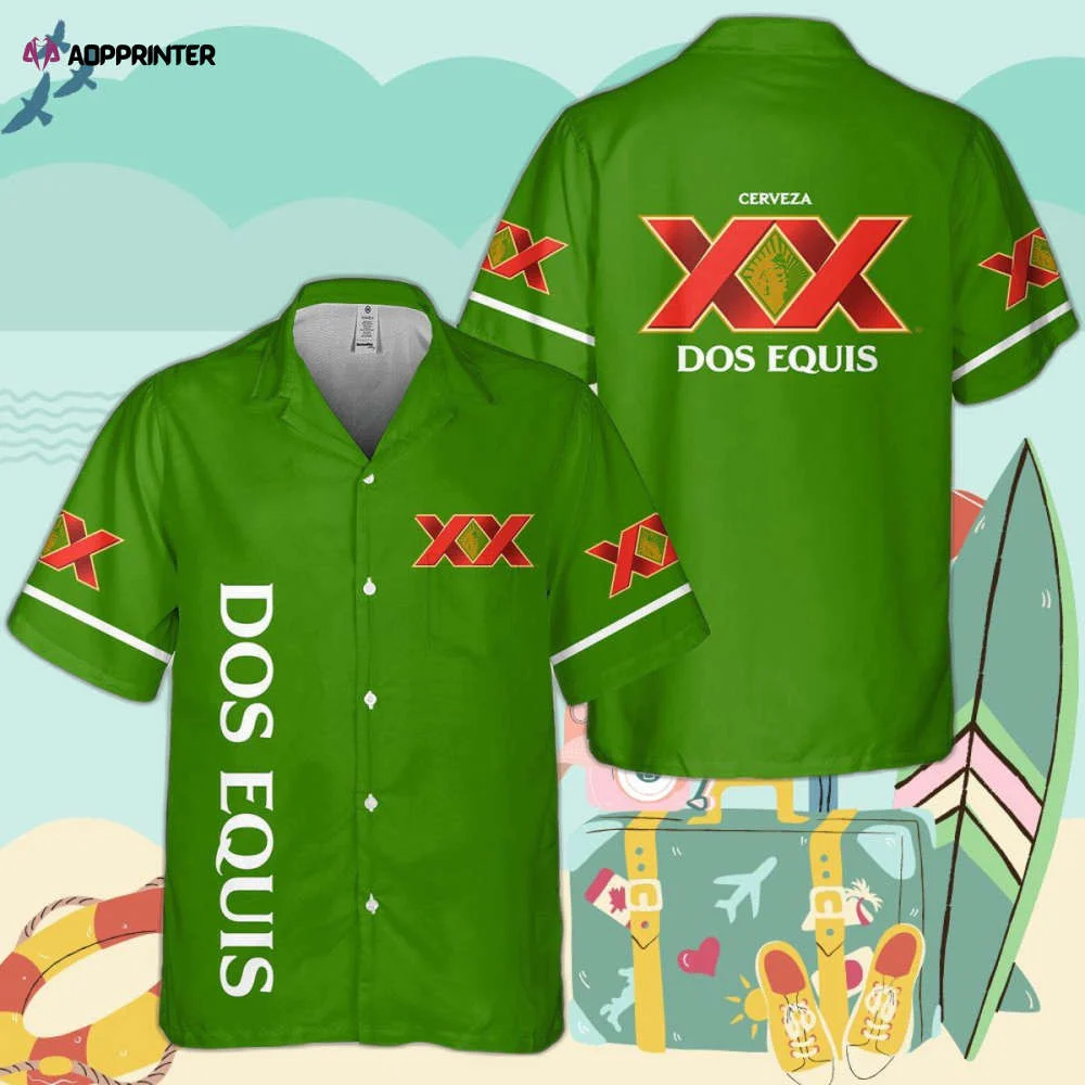 Dos Equis All Over Print 3D Hawaiian Shirt HW0601