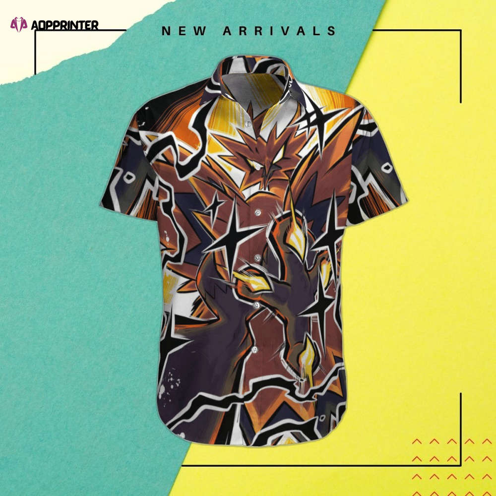 Pokemon Zapdos Hawaiian Shirt: Vibrant Style for Pokemon Fans HW0601