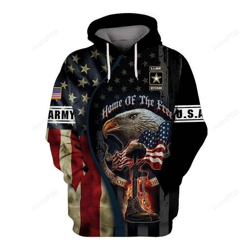 Home Of The Free 3D All Over Printed Hoodie, Zip- Up Hoodie HZ0501