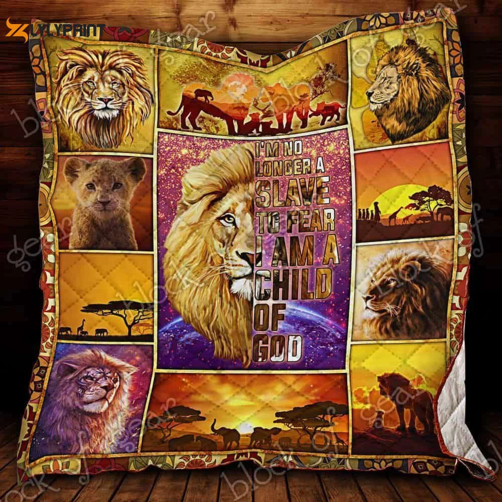 I Am A Child Of God 3D Customized Quilt , Soft Quilt, King Size, All Season Cozy Quilt QB0901
