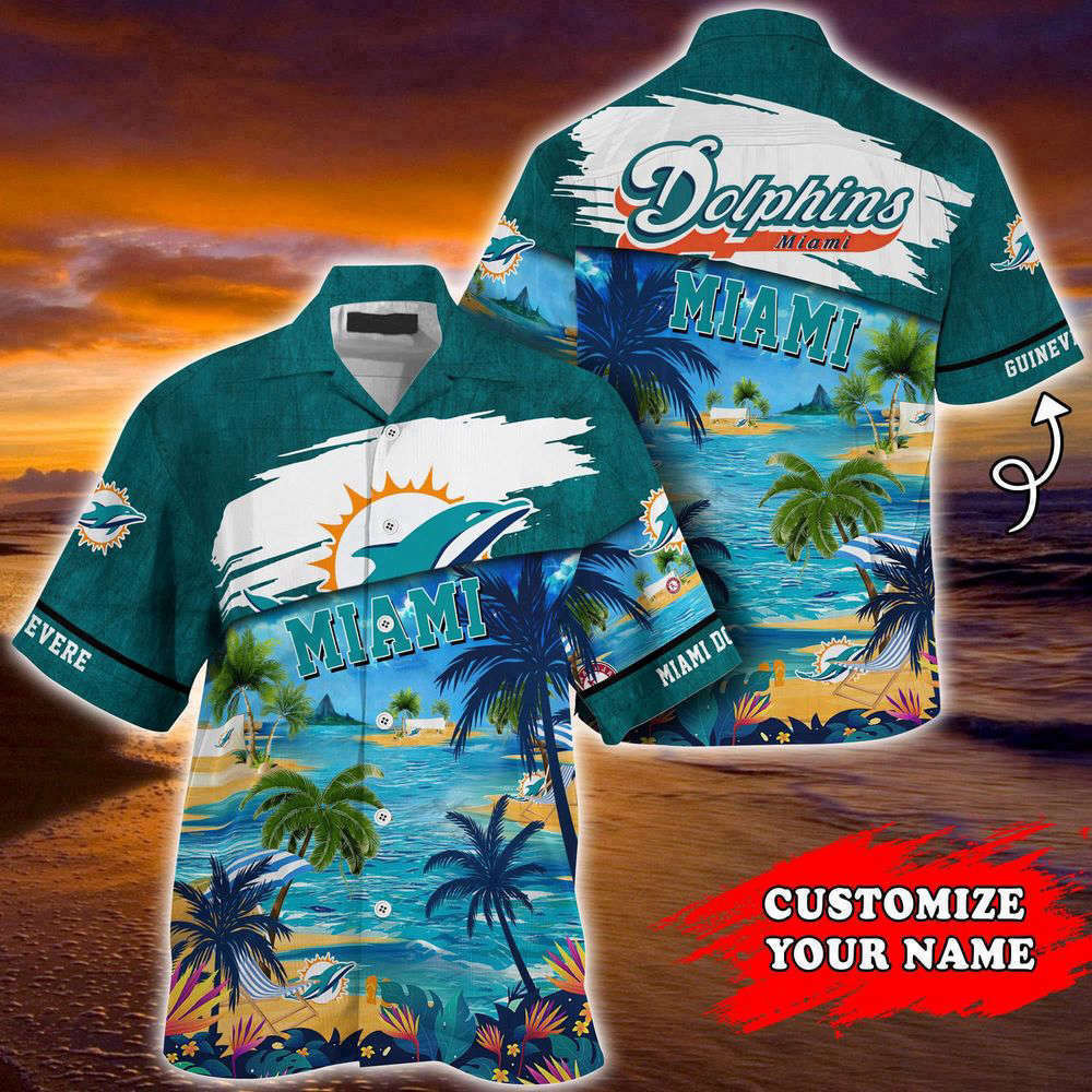 Miami Dolphins NFL-Customized Summer Hawaii Shirt For Sports Fans HW0601