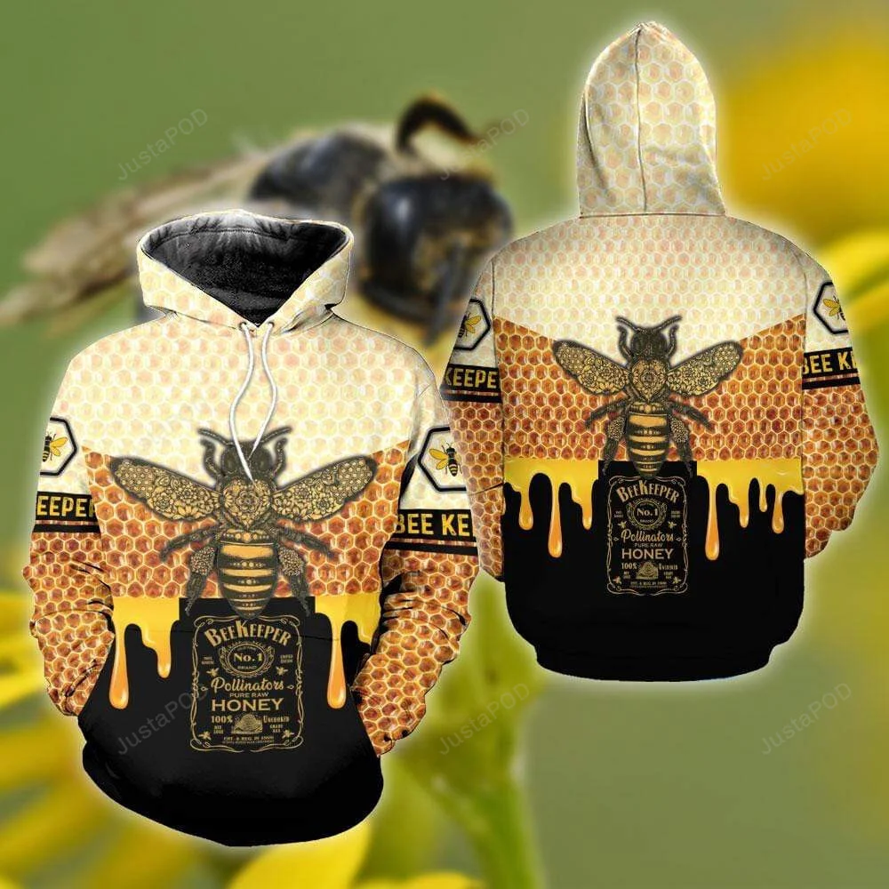 Bee Keeper 3D All Print Hoodie, Zip- Up Hoodie HZ0501