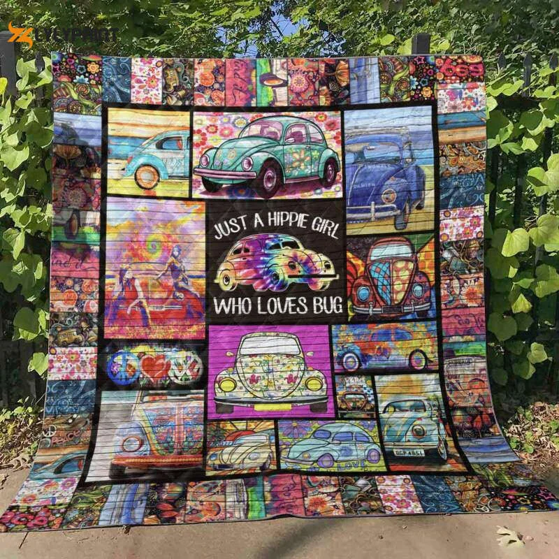 A Hippie Girl 3D Customized Quilt Blanket , Soft Quilt, King Size, All Season Cozy Quilt QB0901