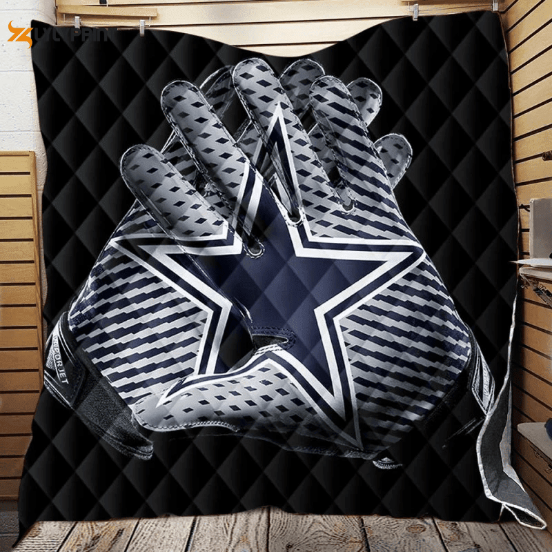 ExcellentFootball Team Dallas Cowboys 3D Full Printing Quilt Home Decor 2024 Gifts Home Decor 2024 Gifts , Soft Quilt, King Size, All Season Cozy Quilt QB0901