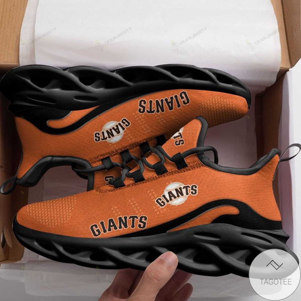 Custom MLB San Francisco Giants Max Soul Shoes V1 Store MS0601