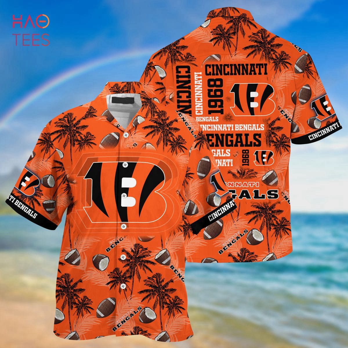 Cincinnati Bengals NFL Hawaiian Shirt Trending Summer 2023 Style 0334 HW0601
