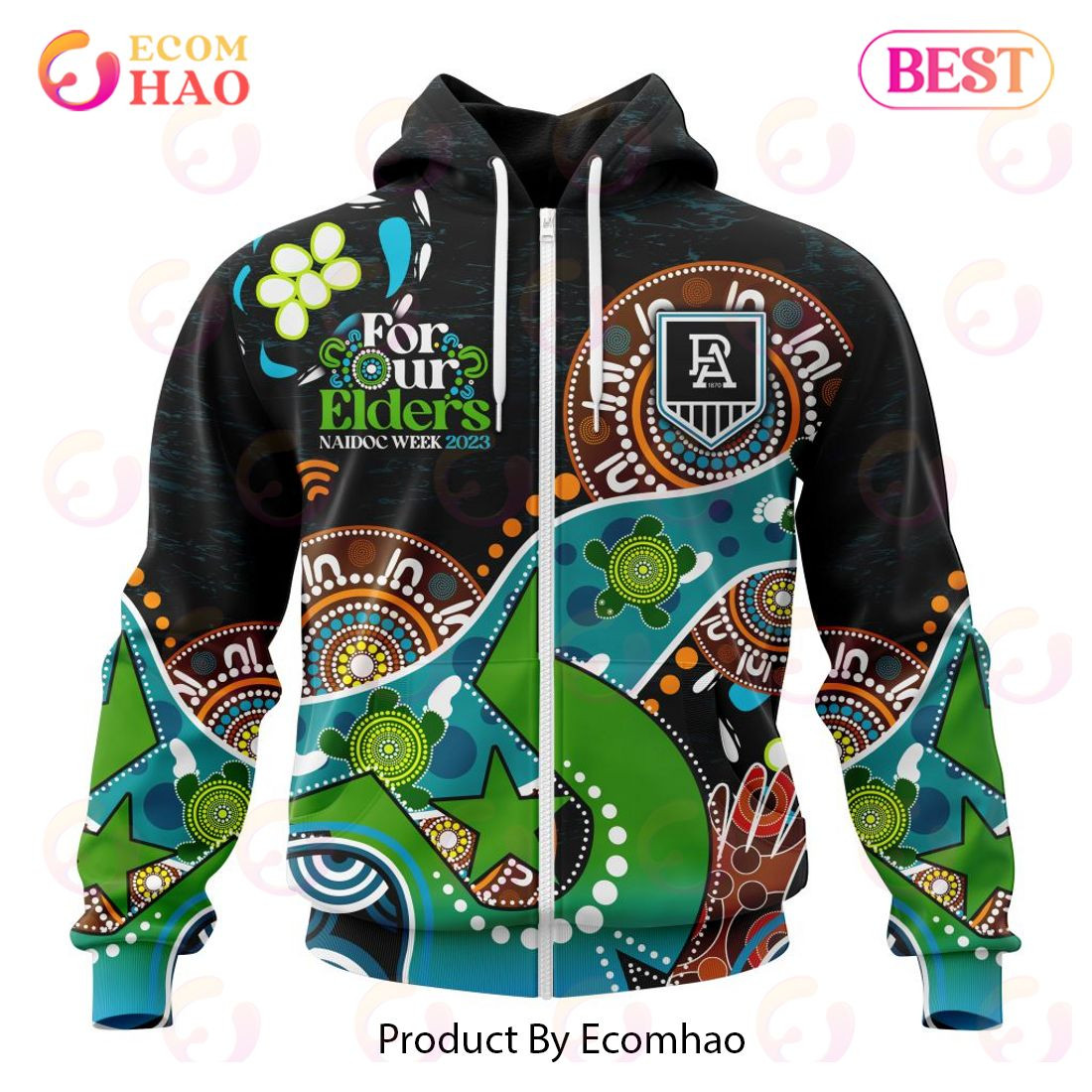 AFL Port Adelaide Football Club Special Design For NAIDOC Week For Our Elders 3D Hoodie, Zip Hoodie, Man - Women, Warm, Premium Quality HZ0501