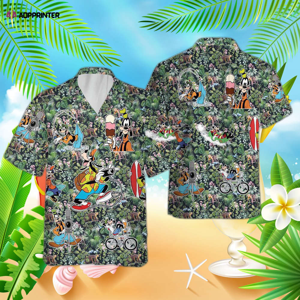 Goofy Summer Hawaiian Shirt, Disneyland Beach Hawaii, For Men Women HW0601